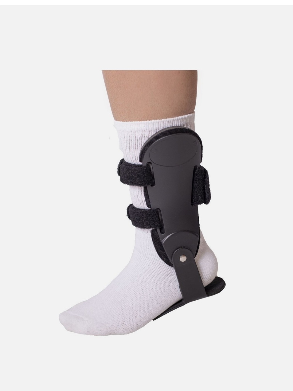Adjustable Black Ankle Brace for Men - Supportive Stabilizer